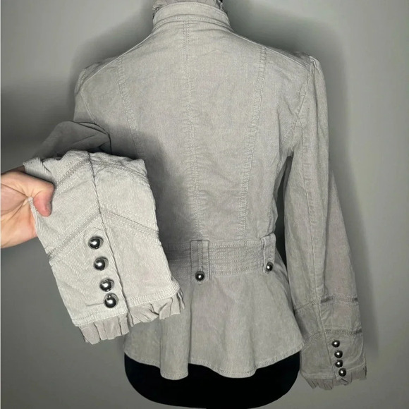 NWOT White house black market Grey Utility
Blazer Jacket size 4 - Picture 9 of 16